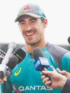  ?? Picture: GETTY IMAGES ?? RECOVERY: Mitchell Starc remains in doubt for the last Test of the Ashes series, in Sydney on Thursday.
