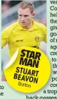  ??  ?? STAR MAN STUAR
T BEAVO
N Burton