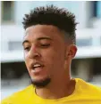  ?? Foto: dpa ?? Jadon Sancho hat einen ziemlich teuren Friseurbes­uch hinter sich.