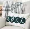  ?? ?? Pine Grove Noel Pillow $31.95