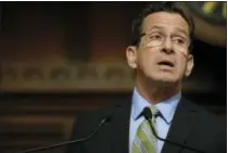  ?? JESSICA HILL- THE ASSOCIATED PRESS ?? Gov. Dannel P. Malloy