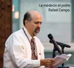  ??  ?? Le médecin et poète Rafael Campo.