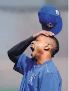  ?? AP FILE ?? Kansas City’s Jarrod Dyson yawns before a game last year. Researcher­s say they’ve documented the effects of jet lag.