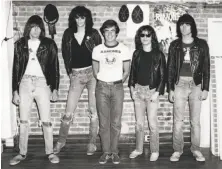  ?? Magnolia Pictures ?? Danny Fields (center) was the manager of the Ramones, pictured in the documentar­y “Danny Says.”