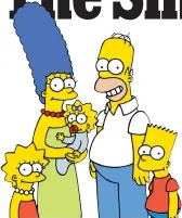  ?? Picture: AP ?? A fun look at philosophy: Homer Simpson with his family