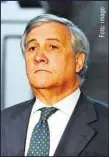  ??  ?? Seit Anfang 2017 im Amt: EU-Parlaments­präsident Antonio Tajani (64).