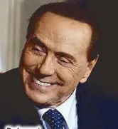  ??  ?? Berlusconi