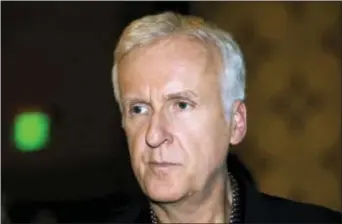  ?? NICK UT — THE ASSOCIATED PRESS ?? In this file photo, Oscar-winning director James Cameron attends the U.S. China Climate Leaders Summit in Los Angeles. Cameron has taken time out from crafting the upcoming four “Avatar” sequels to return to one of his old films, one he says is as...