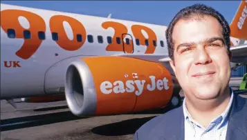  ??  ?? Easy money: Sir Stelios, founder of EasyJet, is set for a dividend of £60million