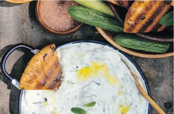  ?? TIM CHIN/ APPETITE BY RANDOM HOUSE ?? Classic Greek Tzatziki from The Simple Bites Kitchen