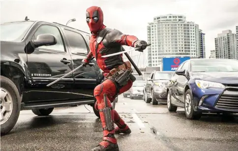  ??  ?? X-Men Universe is getting weirder, judging from the trailer for ‘Deadpool 2'.