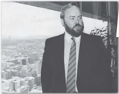  ??  ?? ‘HE WAS IMPOSSIBLE’: Craig Williamson in the 1980s, when he worked for the SA police’s Security Branch during the height of apartheid.