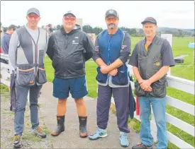  ??  ?? MEMBERS of the New Zealand Mackintosh team from left: Robert Prince (Hutt Valley), Roger Bidois (Dannevirke), Robert Evans (Woodville), Vance Butcher (Woodville). (Absent Mitchell Dean — Dannevirke).