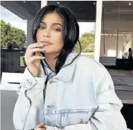  ?? INSTAGRAM ?? La pequeña de las Kardashian, Kylie Jenner.