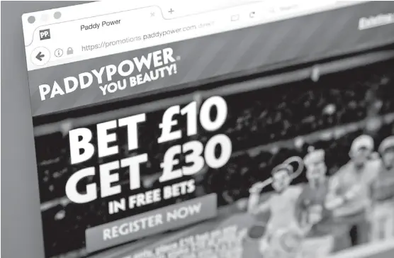  ?? SHUTTERSTO­CK ?? Paddy Power se ha aliado con The Stars Group, William Hill, 888 Holdings Rank Group y Jackpotjoy.