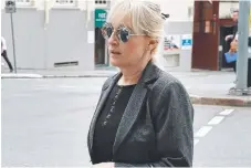  ??  ?? Nelli Erchova leaving Brisbane Supreme Court.