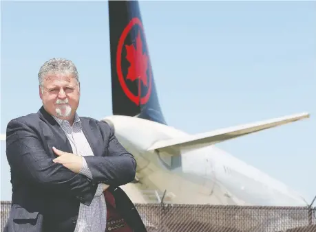  ?? NICK BRANCACCIO ?? Windsor Internatio­nal Airport CEO Mark Galvin says the airport is ready to host commercial airlines again, and is working on getting some brands to return sooner rather than later. Porter Airlines is scheduled to be back in July and Air Canada in September.