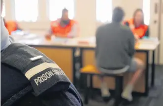  ?? PHOTO: SUPPLIED ?? Guarded freedom . . . Voting is under way at Christchur­ch Men's Prison.