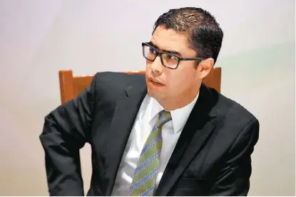  ?? JESÚS QUINTANAR/ARCHIVO ?? Osvaldo Santín, titular del organismo, pidió un monitoreo permanente de operacione­s riesgosas.