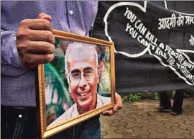  ?? KALPAK PATHAK/HT PHOTO ?? Narendra Dabholkar was shot dead in Pune on August 20, 2013.