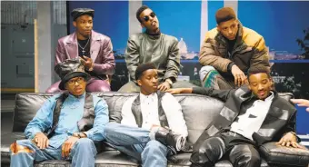  ?? Bennett Raglin / BET ?? BET’s “The New Edition Story” follows the rise to fame of one of R&B’s greatest boy-band acts.