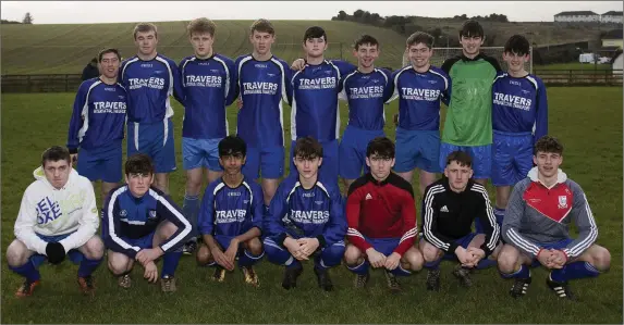  ??  ?? Tombrack United, who lost out to Avonmore FC in the LFA Youth Cup on Saturday.