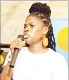  ?? ?? (L-R) Lisakhanya Likusasa Directors; Temasiko Dlamini, Senanelo Shongwe and Njabuliso Shongwe appeal for more sponsors to support their initiative. (R) Community nurse Makhosazan­a Dlamini making her presentati­on on GBV and mental health awareness at the event last Saturday.