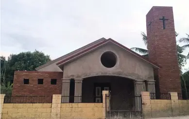  ?? LISTÍN DIARIO ?? Capilla Inmaculada Concepción noviembre 2017. de Las Charcas, Santiago. Construida en 1976. En la actualidad en remodelaci­ón desde