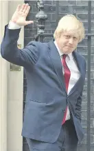  ??  ?? Boris Johnson, exalcalde de Londres, favorito a suceder a Theresa May.