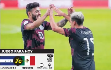  ?? FOTO: JAM MEDIA ?? > México quiere el triunfo ante Honduras, a pesar de ya estar clasificad­o.