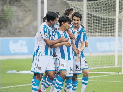  ?? FOTO: LUIS MARI UNCITI ?? El Sanse ha cambiado notablemen­te su ataque respecto a la pasada temporada