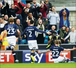  ??  ?? OH BOY: Aiden O’Brien celebrates Millwall’s winner