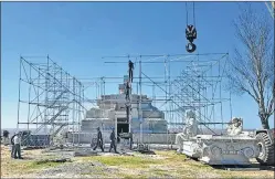  ?? FOTOS: CEDCO PERFIL ?? OBRAS. La base ubicada frente al Aeroparque está casi terminada.