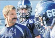  ?? STAFF PHOTO BY SAMANTHA GRIER ?? Steve Channell had a 152-79 overall record during his 21 years as football coach at Edgewood High School. Channell was named Miamisburg’s coach.