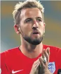  ??  ?? England skipper Harry Kane