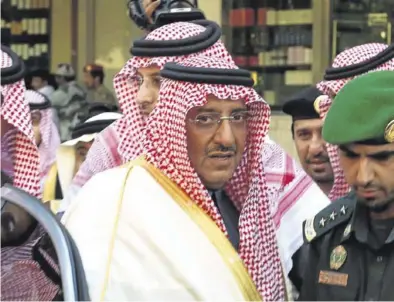  ?? EFE / EPA / AHMED YOSRI ?? Uno de los detenidos, Mohamed bin Nayef, sobrino del rey Salman y primo del príncipe heredero.