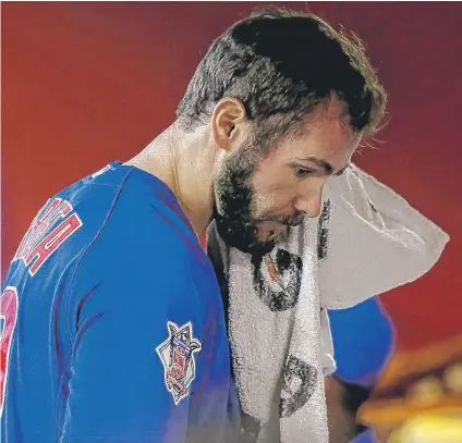  ?? | ROSS D. FRANKLIN/AP ?? Cubs starter Jake Arrieta (5-2) gave up three runs and four hits in 62⁄3 innings. He struck out eight and walked three.