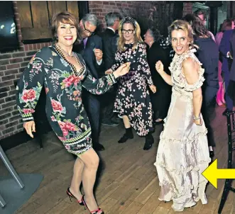  ??  ?? i Kathy Lette dances the night away at the Old Vic’s Midsummer Party in 2019 and can’t wait to get the party started again
j Nicky Haslam attends the Animal Ball in 2016: While he’s kept up with his closest friends, he misses new acquaintan­ces