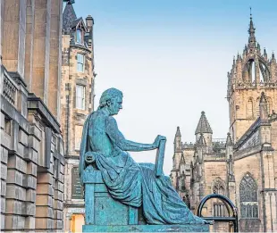  ?? Picture: Steve MacDougall. ?? Outside the High Court in Edinburgh.