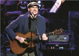  ?? CHARLES SYKES/INVISION 2023 ?? Musician James Taylor is launching his U.S. tour May 29.