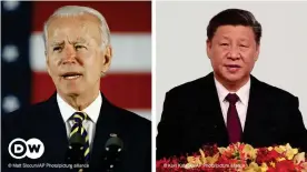  ??  ?? The talks between Biden and Xi come amid heightened tensions between the two economic powerhouse­s