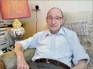  ??  ?? ‘ONE IN A MILLION’: Lionel Lake who died on November 9; (below) his medals received serving in the Second World War; (below left) pictured with grand daughter Sally Fitzgerald