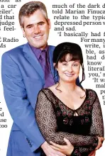  ??  ?? interview: Marian Keyes with her husband James