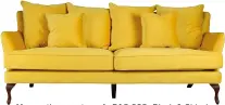  ??  ?? Monroe three-seater sofa R18 995, Block & Chisel