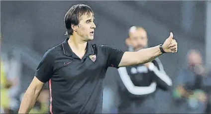  ?? FOTO: AP ?? Lopetegui, ilusionado ante la semifinal europea. Está convencido de poder superarla pese a destacar y elogiar el potencial del ManU