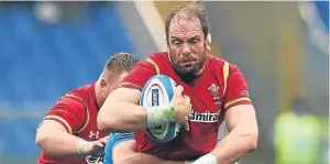  ??  ?? Wales captain Alun Wyn Jones says he’s brace for an intense encounter.