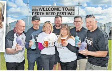  ?? ?? On hold Perth Beer Festival, organised by Perthshire Rugby Club, has always been a popular fixture in the local events calendar