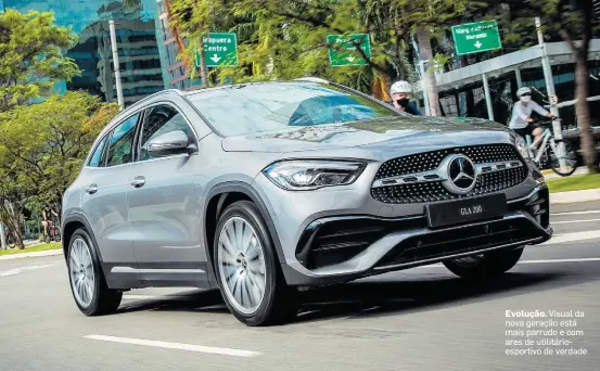  ?? FOTOS: MERCEDES-BENZ/DIVULGAÇÃO ?? Evolução. Visual da nova geração está mais parrudo e com ares de utilitário­esportivo de verdade