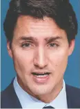  ??  ?? Justin Trudeau