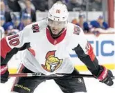  ?? MARY ALTAFFER/AP ?? Former Ottawa left wing Anthony Duclair signed with the Panthers in December as a free agent.